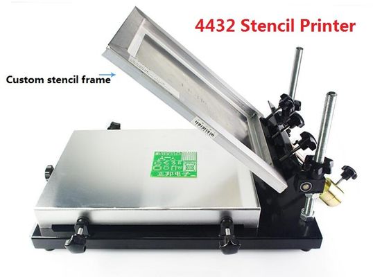 imprimante de pochoir de manuel de 4432 320*440mm, chaîne de production de SMT d'imprimante de pâte de soudure