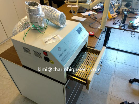 Air chaud + mélange infrarouge chauffant le four de ré-écoulement de 2500w SMT, type machine de tiroir de soudure