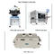 CHM-551 ligne de production SMD ligne d'assemblage SMT haute précision 4 têtes robot de fabrication de PCB
