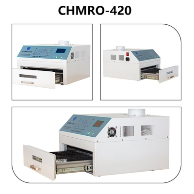 Air chaud du four 300*300mm de ré-écoulement de Charmhigh 420 + station infrarouge de chauffage de 2500w SMT