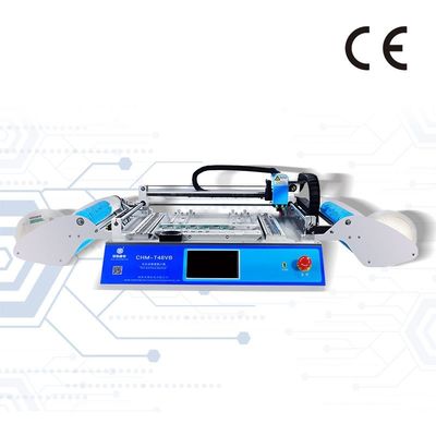 Machine de placement et de dépose SMT de paillasse CHMT48VB, 58 alimentateurs, 2 caméras de vision