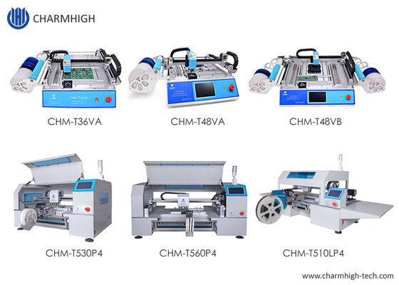 Chaîne de montage de transfert de bureau de grande précision de carte PCB de Charmhigh de machine de SMT de 6 sortes