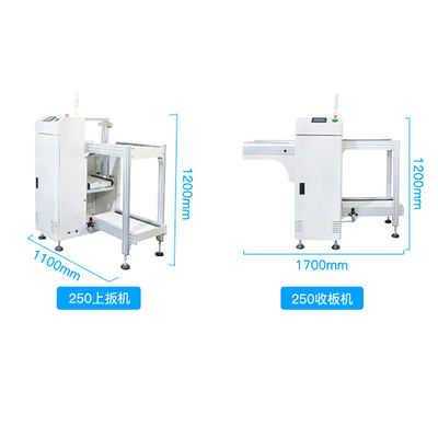 Chargeur de PCB de production SMT entièrement automatique avec système de contrôle PLC et compatibilité avec l'interface SMEMA