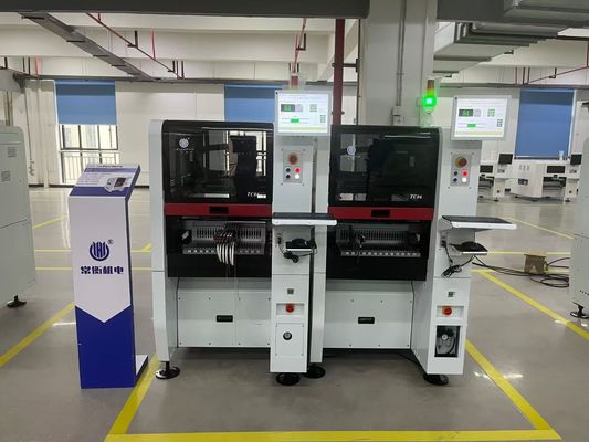 TC06 Machine de placement SMT haute vitesse à 6 têtes étroites avec plateforme en fonte intégrée