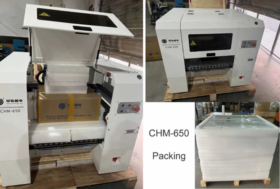 Tableau haut CHM-650 haute précision 4 têtes machine de montage de composants SMT PCB
