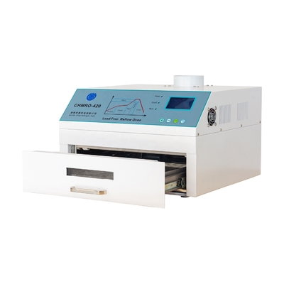 Air chaud + mélange infrarouge chauffant le four de ré-écoulement de 2500w SMT, type machine de tiroir de soudure