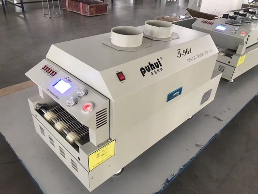 Four infrarouge 3.5kw 230*730mm Oven Puhui de soudure T-961 de ré-écoulement de SMT du chauffage T961