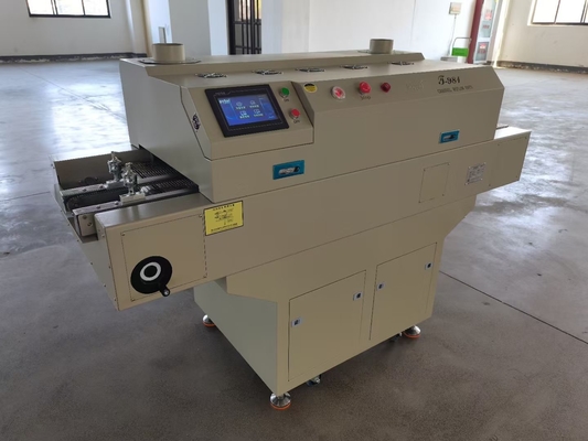 T981 Forneau à reflux à petite chaîne pour ligne de production SMT BGA soudure infrarouge et air chaud