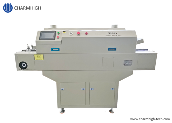 T981 Forneau à reflux à petite chaîne pour ligne de production SMT BGA soudure infrarouge et air chaud