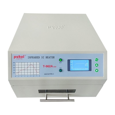 T962A avec le four 300*320mm 1500w IC Heater Infrared Soldering Station de ré-écoulement de Benchtop d'échappement