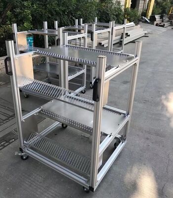 Chariot de stockage à alimentation en aluminium pour les machines à emporter et à placer SMT CM402/602/NPM de Panasonic