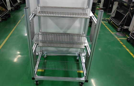 Chariot de stockage à alimentation en aluminium pour les machines à emporter et à placer SMT CM402/602/NPM de Panasonic