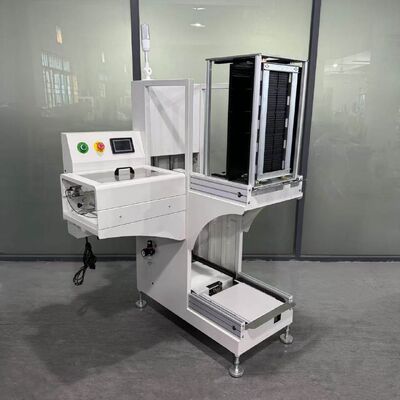 Compact Design L-Type PCB Loader Unloader for Magazine Loading SMT Production Line
