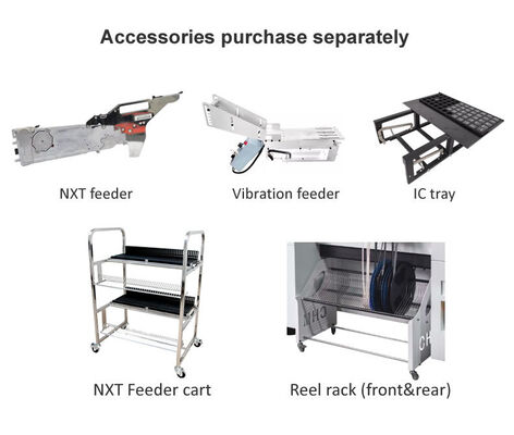 Best Seller 6 heads TC06 Pick and Place Machine Cast-iron Frame SMT Chip Mounter