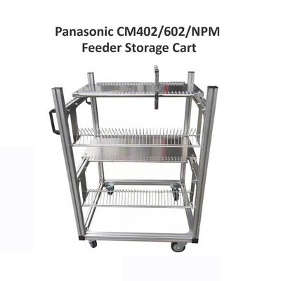 Chariot de stockage à alimentation en aluminium pour les machines à emporter et à placer SMT CM402/602/NPM de Panasonic