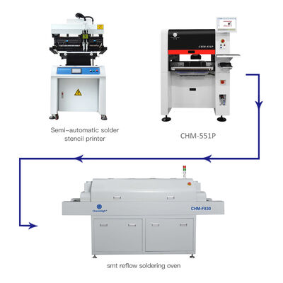 Imprimante semi automatique de pâte de 3250 soudures, machine d'endroit de la sélection CHM-650