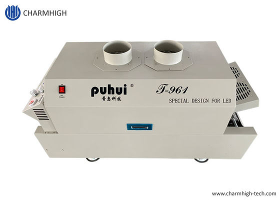 Four à refusion de bureau T961 avec convoyeur 730*230mm 6 zones de température 3.5KW Machine à souder